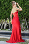 Adora Design 3286 Sophisticated Fitted Long Prom Dress with Lace Appliqué and Corset Bodice for Formal Occasions