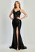 Adora Design 3288 Sleek Black Fitted Gown for Formal Events – Size 10 (On Sale)