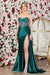 Adora Design 3295 Elegant Pleated Long Prom Dress with Beaded Detailing for Formal Occasions