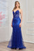Adora Design 3299 Glamorous Fitted Long Prom Dress with Elegant Beaded Detailing for Formal Occasions