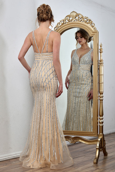 Adora Design 3305 Sleek Fitted Long Evening Gown for Prom and Formal Occasions