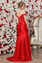 Fitted  Formal Beaded Off Shouder  Prom Dress by Adora Design 3308