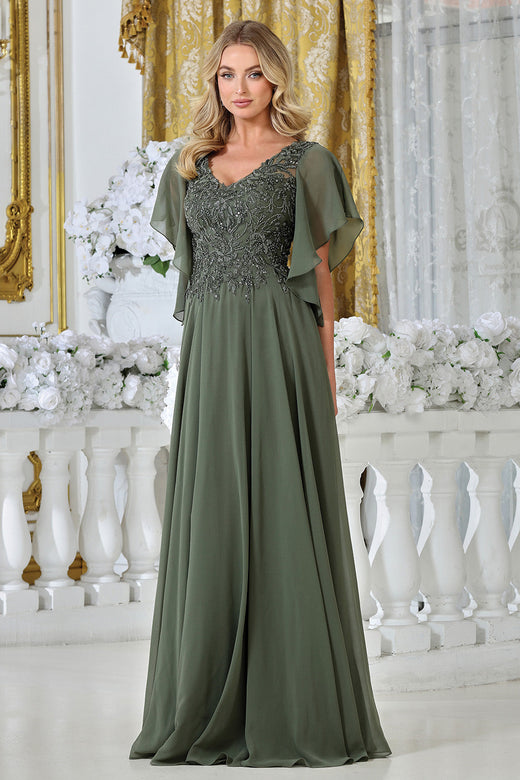 Adora Design 3318 Long Formal A Line Plus Size Dress