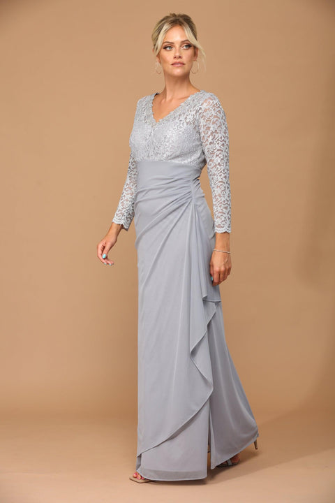 Eva Fashion 3451 Sleeve Mother of the Bride Gown