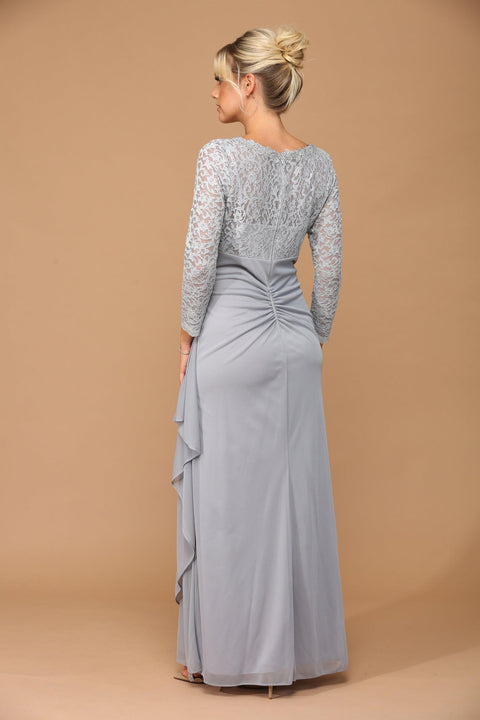 Eva Fashion 3451 Sleeve Mother of the Bride Gown