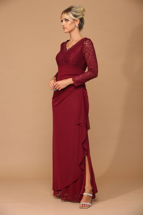 Eva Fashion 3451 Sleeve Mother of the Bride Gown