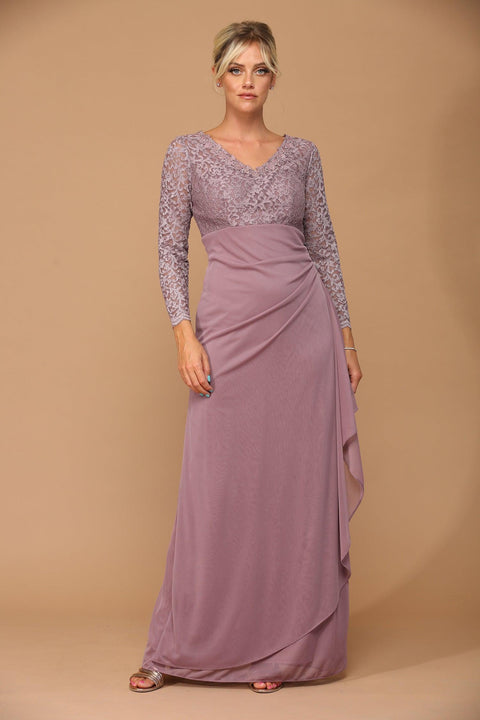 Eva Fashion 3451 Sleeve Mother of the Bride Gown