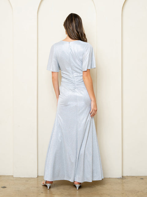 Eva Fashion 3521 Metallic Mother of the Bride Gown