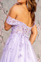 GLS Gloria GL3296 Off-Shoulder 3D Butterfly Corset Gown