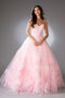 Amelia Couture SU079 3D Floral Organza Ball Gown with Ruffles