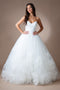 Amelia Couture SU079 3D Floral Organza Ball Gown with Ruffles