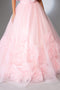 Amelia Couture SU079 3D Floral Organza Ball Gown with Ruffles