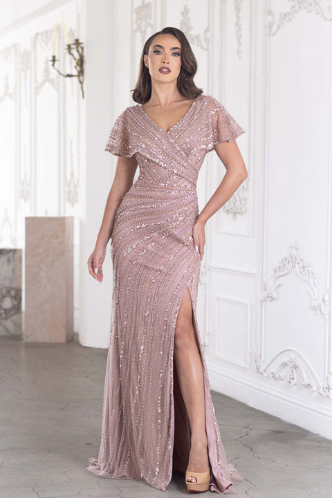 Long Mother of the Bride Evening Formal Dress Lenovia 8371