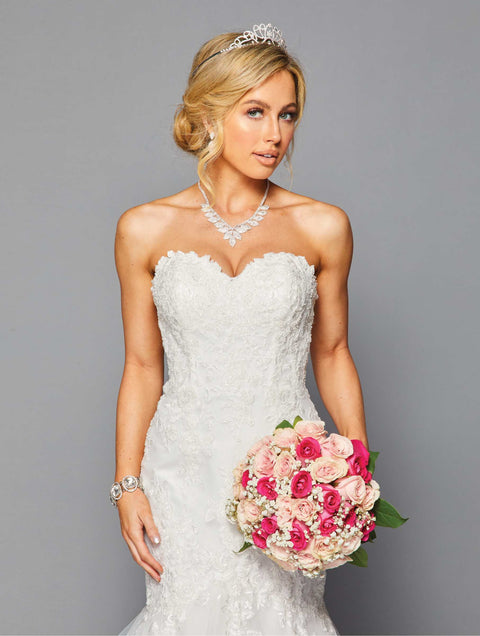 DeKlaire 445 Mermaid Wedding Dress with Scoop Neckline
