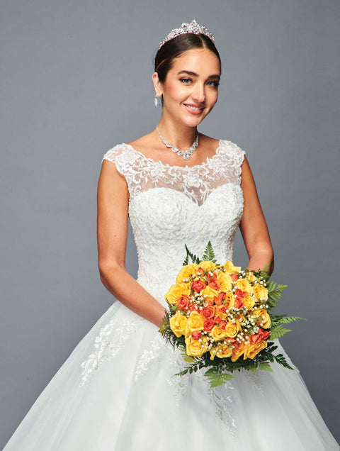 DeKlaire 463 Floor-Length A-Line Wedding Ball Gown