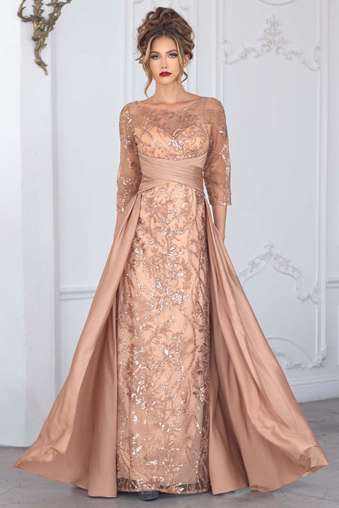 Long Mother of the Bride Formal Dress Lenovia 8355