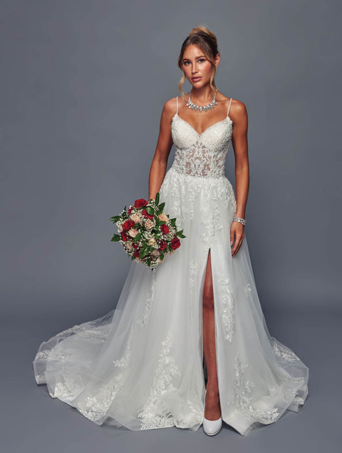 Deklaire 493 Classic A-Line Wedding Dress