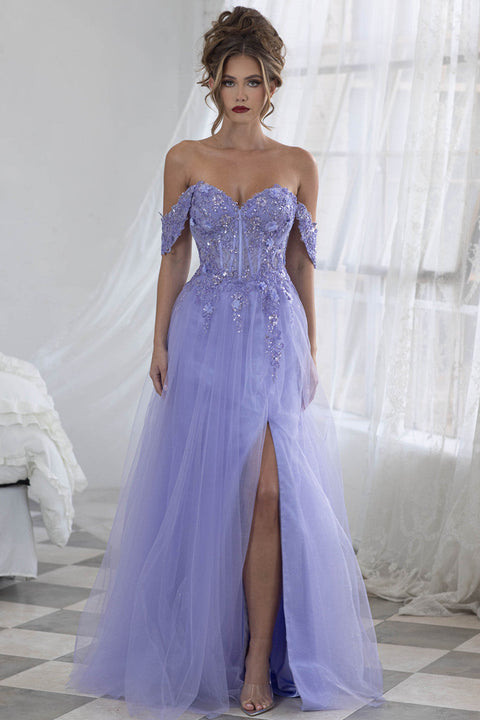 Formal Long Evening Prom Beaded Dress Lenovia 8399