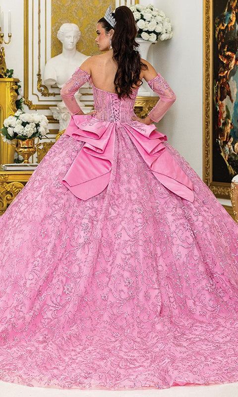 Dancing Queen 5004 - Embroidered Lace Princess Ballgown