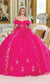 Dancing Queen 5006 Majestic Quinceañera Ball Gown with Intricate Embroidery and Regal Charm