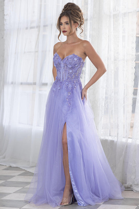 Formal Long Evening Prom Beaded Dress Lenovia 8399