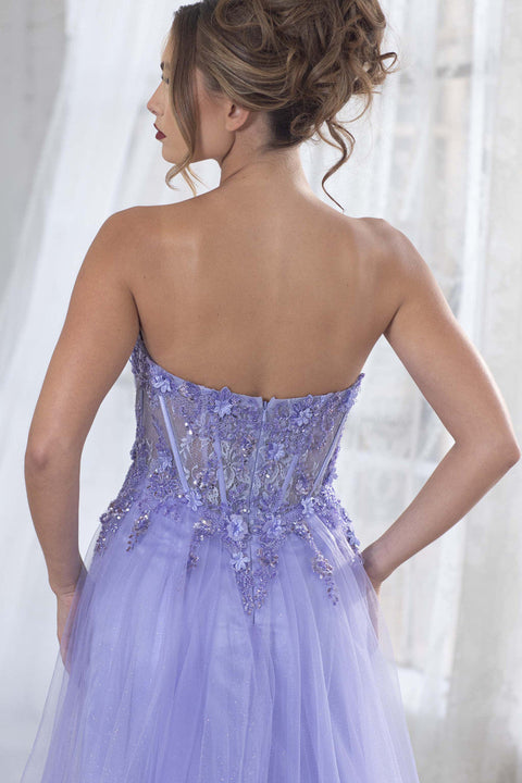 Formal Long Evening Prom Beaded Dress Lenovia 8399