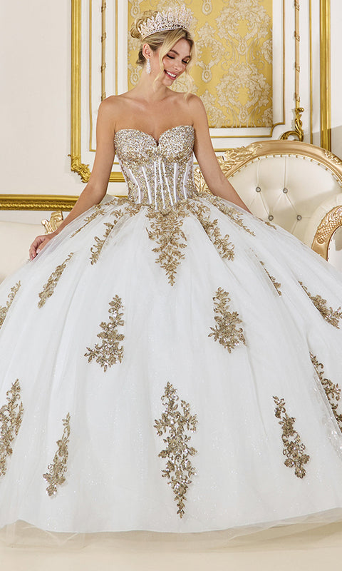 Dancing Queen 5085 - Strapless Sweetheart Ballgown