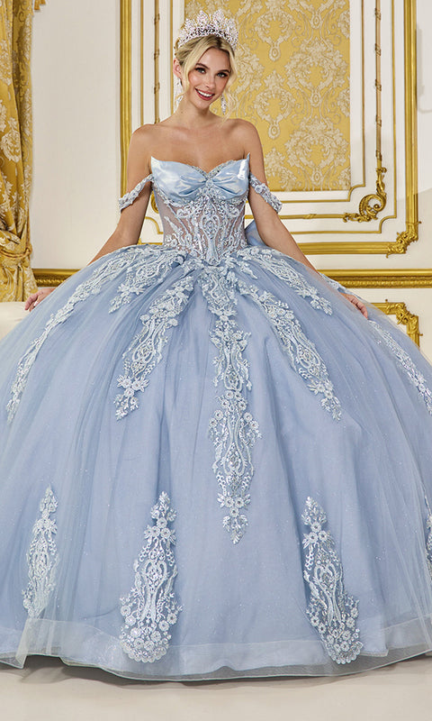 Dancing Queen 5087 - Off Shoulder Corset Ballgown