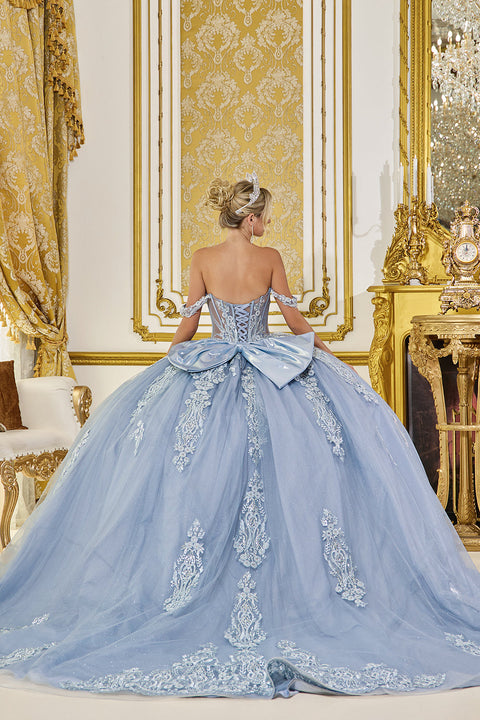 Dancing Queen 5087 - Off Shoulder Corset Ballgown