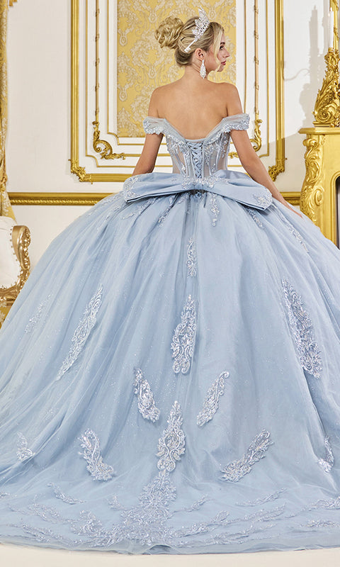 Dancing Queen 5089 - Sequin lace Embroidered Ballgown