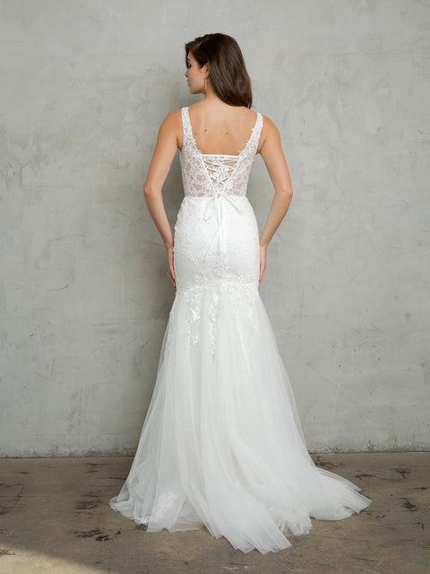 Eva Fashion 5249 Bridal Glitter Wedding Dress