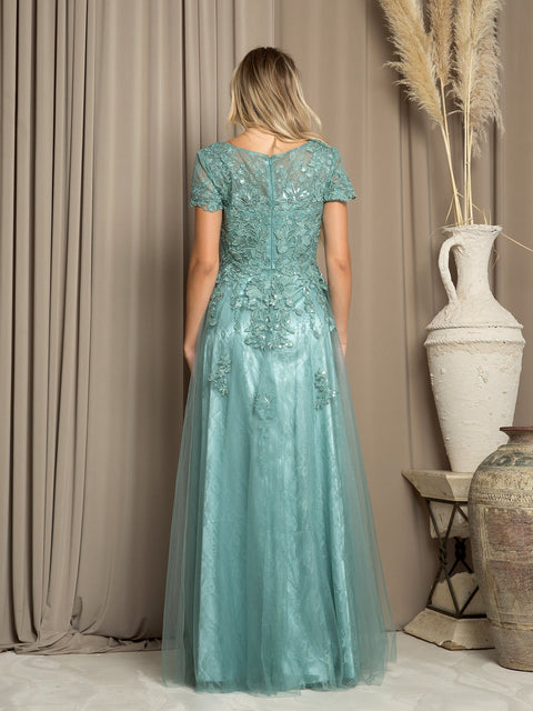 Eva Fashion 5261 A Line Mother of the Bride Gown