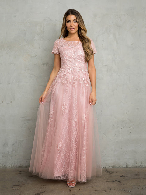 Eva Fashion 5261 A Line Mother of the Bride Gown
