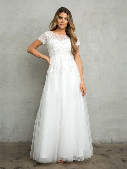 Eva Fashion 5261 A Line Mother of the Bride Gown