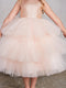 Metallic Glitter Layered Tulle Junior Bridesmaid 2-12 By Tip Top Kids