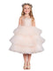 Metallic Glitter Layered Tulle Junior Bridesmaid 2-12 By Tip Top Kids