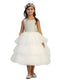 Metallic Glitter Layered Tulle Junior Bridesmaid 2-12 By Tip Top Kids