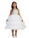 Metallic Glitter Layered Tulle Junior Bridesmaid 2-12 By Tip Top Kids