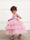 Metallic Glitter Layered Tulle Junior Bridesmaid 2-12 By Tip Top Kids
