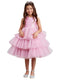 Metallic Glitter Layered Tulle Junior Bridesmaid 2-12 By Tip Top Kids