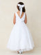 Girls Embroidered Floral Sequin Communion Dress by Tip Top 2-16