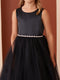 Scoop Neckline Elegant Trim Flower girl Dress, 2-18