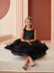 Scoop Neckline Elegant Trim Flower girl Dress, 2-18