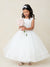 Girls Embellished Flower Girl First Communionby Tip Top 2-16