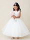 Girls Embellished Flower Girl First Communion  by Tip Top 2-16