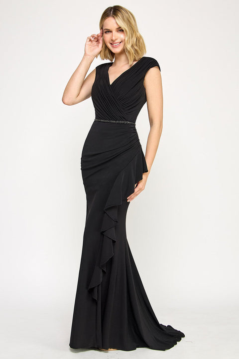 Fitted Long Evening Formal Dress Lenovia 8374