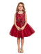 Girls Lace Rhinestone Sash Pageant Dress by Tip Top Kids