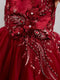 Girls Lace Rhinestone Sash Pageant Dress by Tip Top Kids