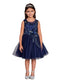 Girls Lace Rhinestone Sash Pageant Dress by Tip Top Kids