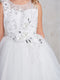 Girls Lace Rhinestone Sash Pageant Dress by Tip Top Kids